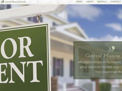 Central Muncie Rentals web Site
