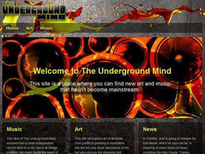 The Underground Mind web Site