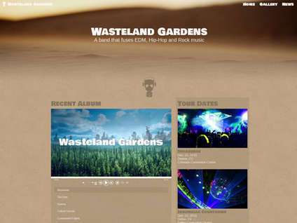 Wasteland Gardens web Site